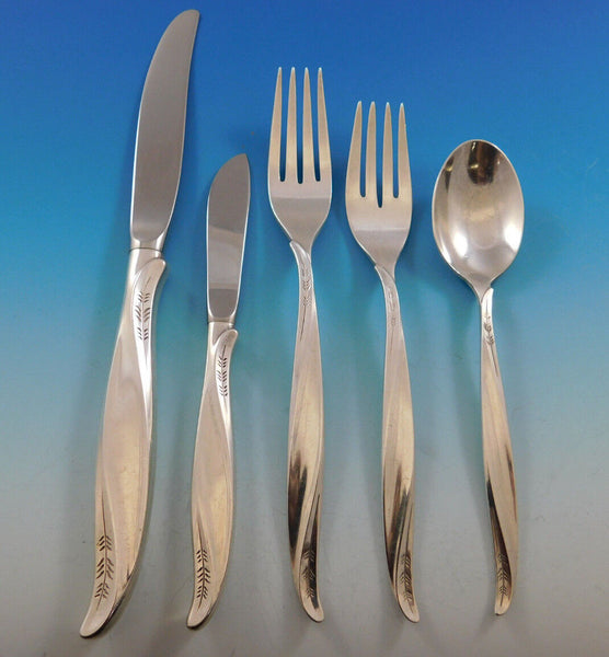 Pine Spray by International Sterling Silver Flatware Service for 8 Set 43 pcs