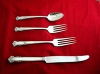 English Shell by Lunt Sterling Silver Regular Size Place Setting(s) 4pc