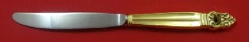 Royal Danish Vermeil By International Sterling Silver Regular Knife Modern 9"