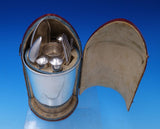 Austrian .812 Silver Traveling Set 6pc in Fitted Leatherette Case (#7566)