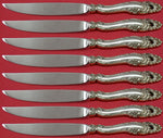 Decor by Gorham Sterling Silver Steak Knife Set 8pc Not Serrated Custom