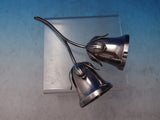 Danish Sterling Silver by Hans Jensen Double Dinner Bell #889 Modern (#7097)