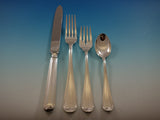 Mauriziano by Schiavon Italy Sterling Silver Flatware Set 12 Dinner 63 PC New