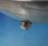 Sciarrotta Sterling Silver Bowl with Four Feet #1S 1 1/4" x 5 1/2" x 3" (#5341)