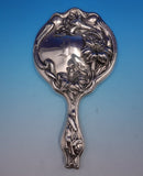 Art Nouveau Sterling Silver Vanity Set with Lilies Motif 8pc w/Monogram (#9115)