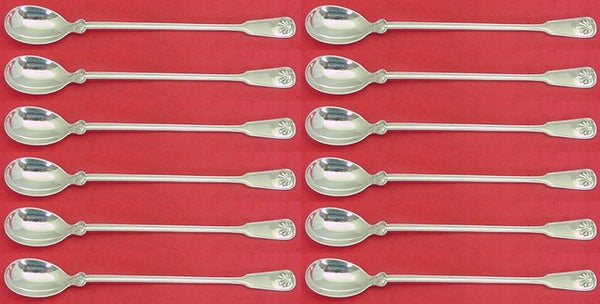 Shell and Thread by Tiffany and Co Sterling Silver Iced Tea Spoon Set 12p 7 1/2"