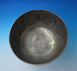 India Sterling Silver Bowl with Krishna c.1930 4 1/2" Tall x 8" 15.2 ozt (#5510)