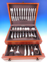 Old Mirror by Towle Sterling Silver Flatware Set for 12 Service 89 Pieces