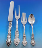 Meadow Rose by Wallace Sterling Silver Flatware Set for 12 Service 212 pieces