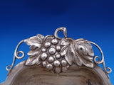 Durham Sterling Silver Serving Platter with Grapes #495 Retailed by Fina (#8375)