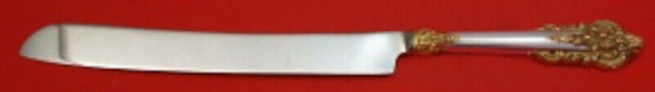 Grande Baroque Gold Accents by Wallace Sterling Silver Wedding Cake Knife Custom