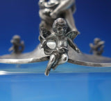 Portuguese Sterling Silver Cherub Stand w/Cherub Finial and Feet Figural (#4979)