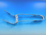 Corinthian Shiebler-style Sterling Silver Asparagus Serving Tongs Large 12"