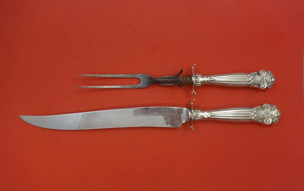 Georgian by Towle Sterling Silver Roast Carving Set 2pc HHWS (Knife & Fork)