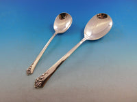 Damask Rose by Oneida Sterling Silver Flatware Set for 12 Service 53 pieces