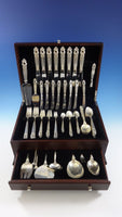 Royal Danish by International Sterling Silver Dinner Flatware Set Service 77 Pcs