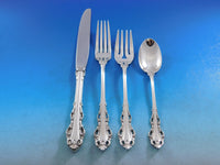 Dresden Scroll by Lunt Sterling Silver Flatware Set for 6 Service 54 pieces