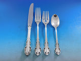 Dresden Scroll by Lunt Sterling Silver Flatware Set for 6 Service 54 pieces