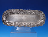 Repousse by Jacobi and Jenkins Sterling Silver Business Card Tray (#7538)