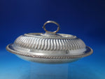 Gadroon WH English Silverplate Covered Vegetable Dish removable handle (#6119)