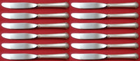 Chippendale by Towle Sterling Silver Butter Spreader HH modern Set 12 pcs 6 1/4"