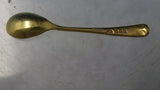 English Sterling Silver Mustard Pot Vermeil with Cobalt Liner and Spoon (#6299)