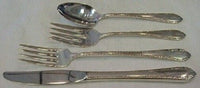 Wild Flower By Royal Crest Sterling Silver Grille Place Size Setting(s) 4pc