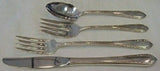 Wild Flower By Royal Crest Sterling Silver Grille Place Size Setting(s) 4pc