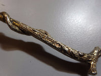 German 800 Silver Ice Cream Set Circa 1884 GW Vermeil In Fitted Box Leaf Branch