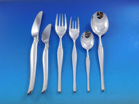 Duo by Christofle Silverplate Flatware Service for 12 Set 77 pieces Dinner
