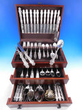 Irian by Wallace Sterling Silver Flatware Service for 12 Set 146 pieces Dinner