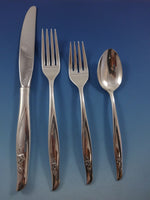 Sea Rose by Gorham Sterling Silver Flatware Set Service 30 Pieces Flowing Modern