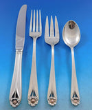 Golden Age by Frank Smith Sterling Silver Flatware Set Service 39 pcs Rose Gold