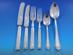 Silverplate Flatware Set Service Unknown pattern 61 pieces