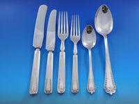 Silverplate Flatware Set Service Unknown pattern 61 pieces