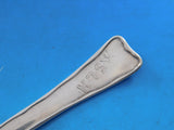 Lap Over Acid Etched by Tiffany Sterling Silver Place Soup Spoon with Leaves 7"