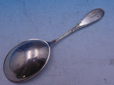 Japanese Whiting Sterling Silver Berry Spoon w/ Embossed Bowl 9" D Monogram