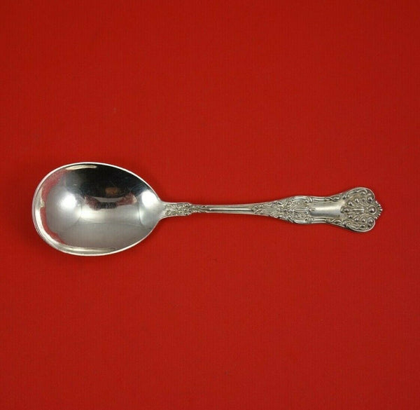 New Kings by Roden Canadian Sterling Silver Cream Soup Spoon Ovoid 6" Silverware