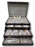 Hyperion by Whiting Sterling Silver Flatware Set Service 193 pc Lg Vintage Chest
