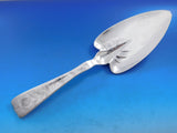 Lap Over Acid Etched by Tiffany Sterling Silver Spade Server Strawberries 13 1/8