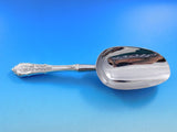 Rose Point by Wallace Sterling Silver Ice Scoop HH w/Stainless Custom 9 1/4"