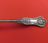 Kings by Wallace Sterling Silver Cold Meat Fork 8 3/8" Serving Antique