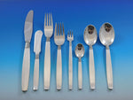 Silver Thread by Hingelberg Danish Sterling Silver Flatware Set Service 104 pcs