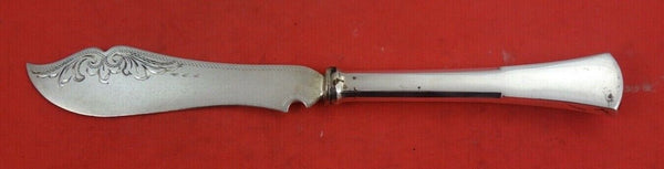 Austrian Sterling by Unknown .800 Silver Fish Knife HH AS brite-cut 8 1/4"