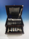 John Alden by Watson Sterling Silver Flatware Set 8 Service 45 Pcs "P" Monogram