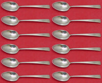Craftsman by Towle Sterling Silver Teaspoon Set 12 pieces 6"