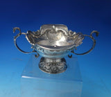 Danish Sterling Silver Gravy Boat Hammered w/Applied Cast Dragon Handles (#5517)