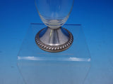 Duchin Creations Sterling Silver Vase Ruffled Etched Glass Gadroon Base (#3626)