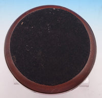 Grape by SJC .950 Silver and Wood Champagne Coaster 2" x 5" (#7787)