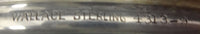 Normandie by Wallace Sterling Silver Relish Dish w/Crystal 4 Section (#0595)